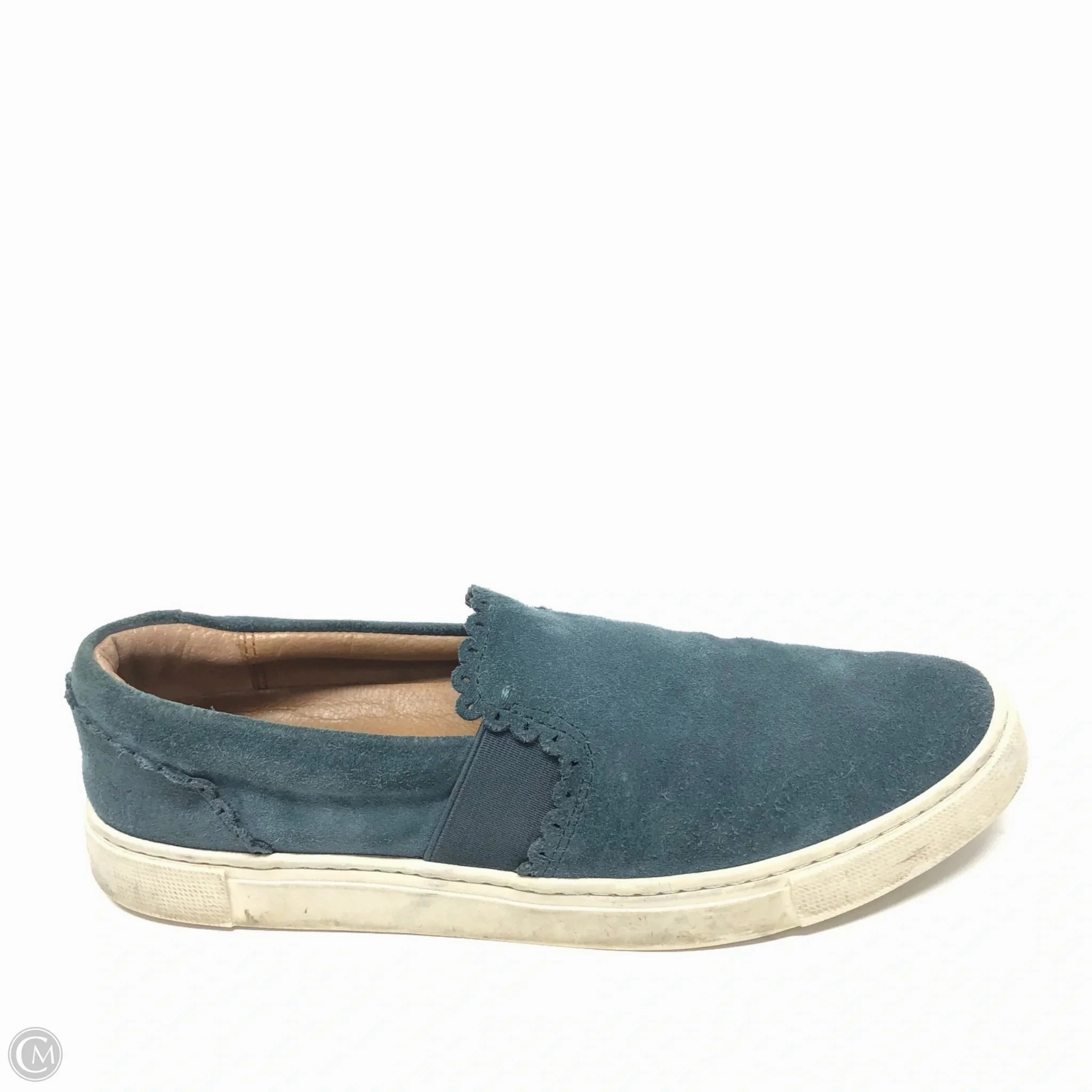 Toe Protection Shoes Designer By Frye In Blue, Size: 8