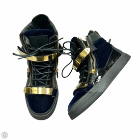 Shoes Designer By Giuseppe Zanotti In Navy, Size: 8.5 Snow Grip Impact Resistant Sole