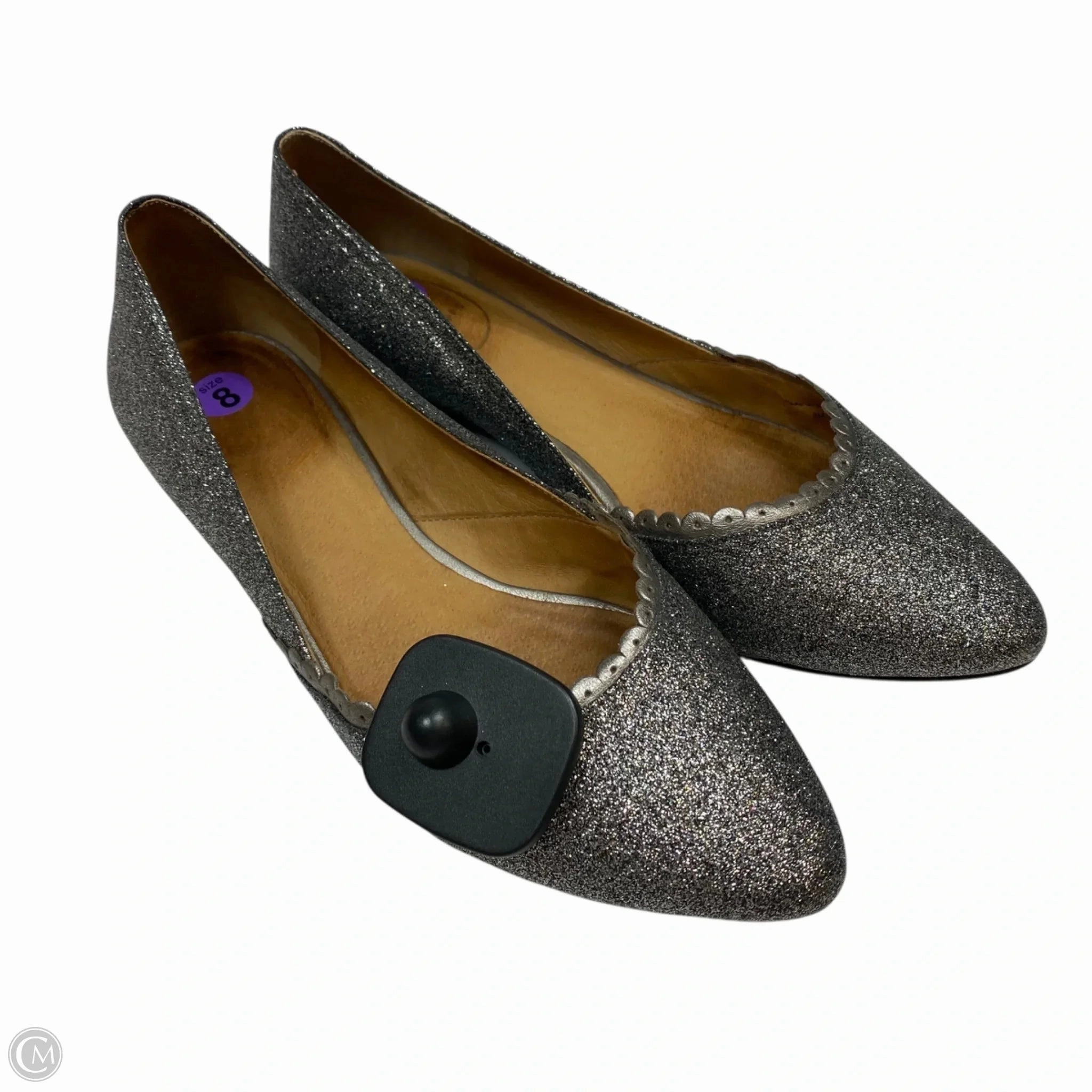 Rapid pace Walking Shoes Designer By Jack Rogers In Silver, Size: 8