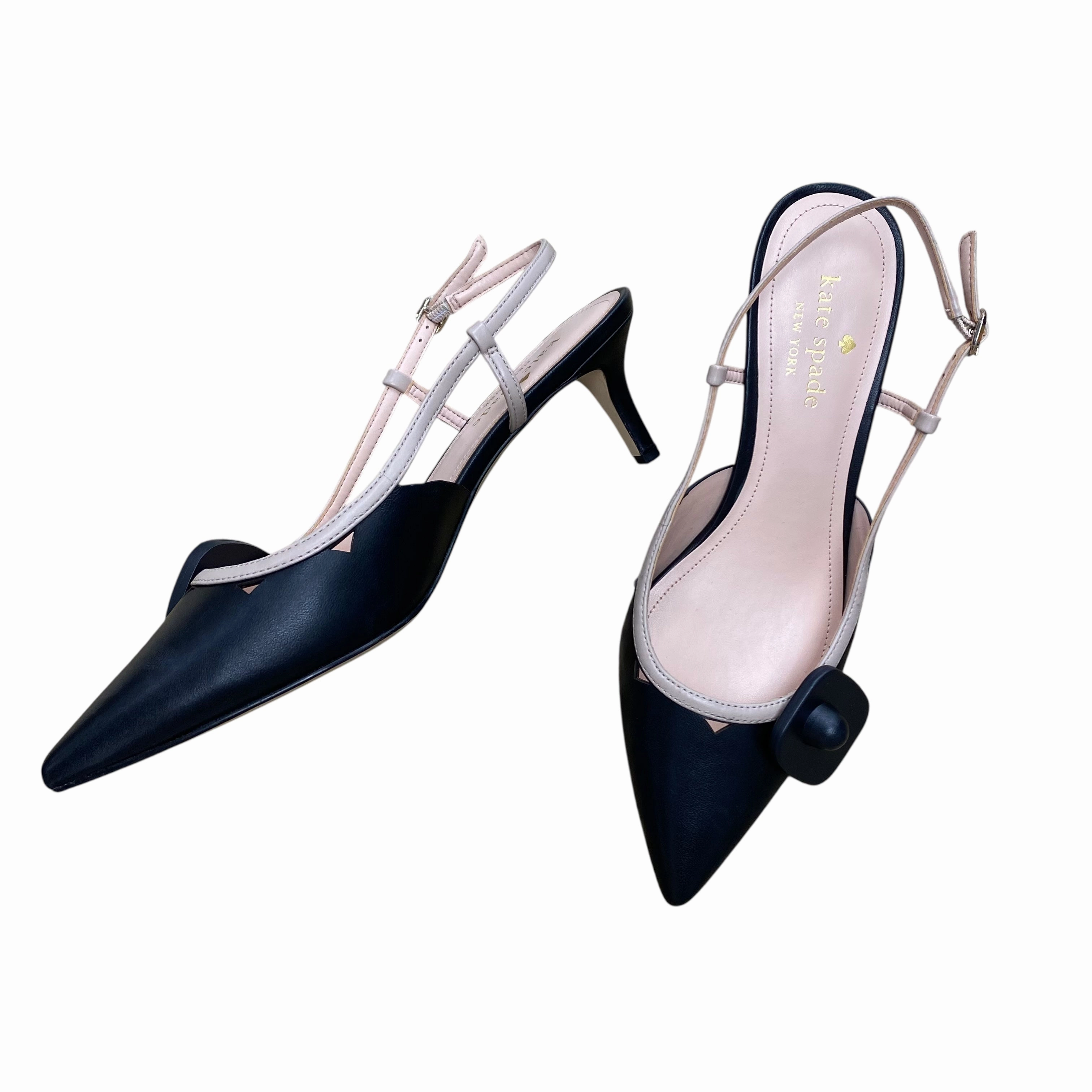 Shoes Designer By Kate Spade In Black & Pink, Size:8.5 Heritage Line Core Flex