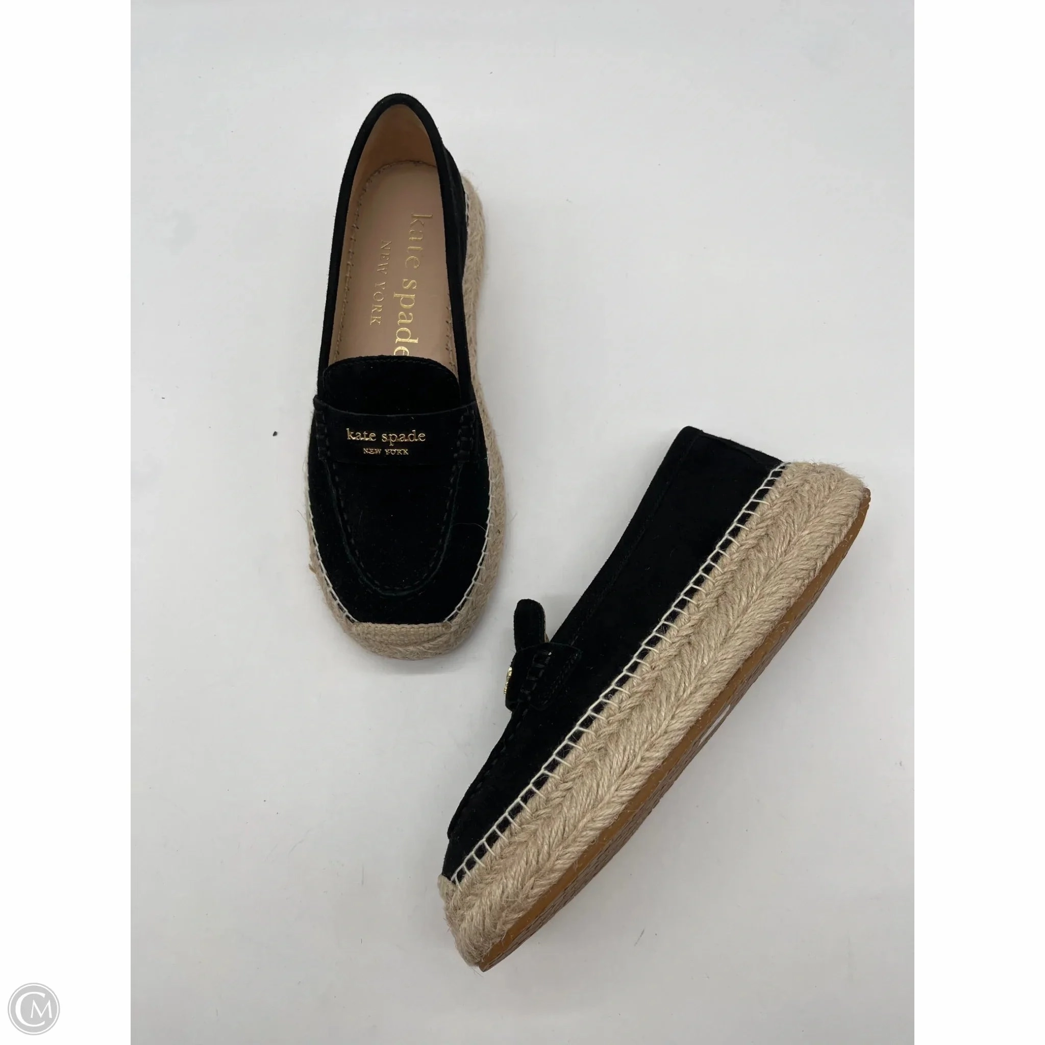 Free Pace Beach Vibe Shoes Designer By Kate Spade In Black, Size: 5.5