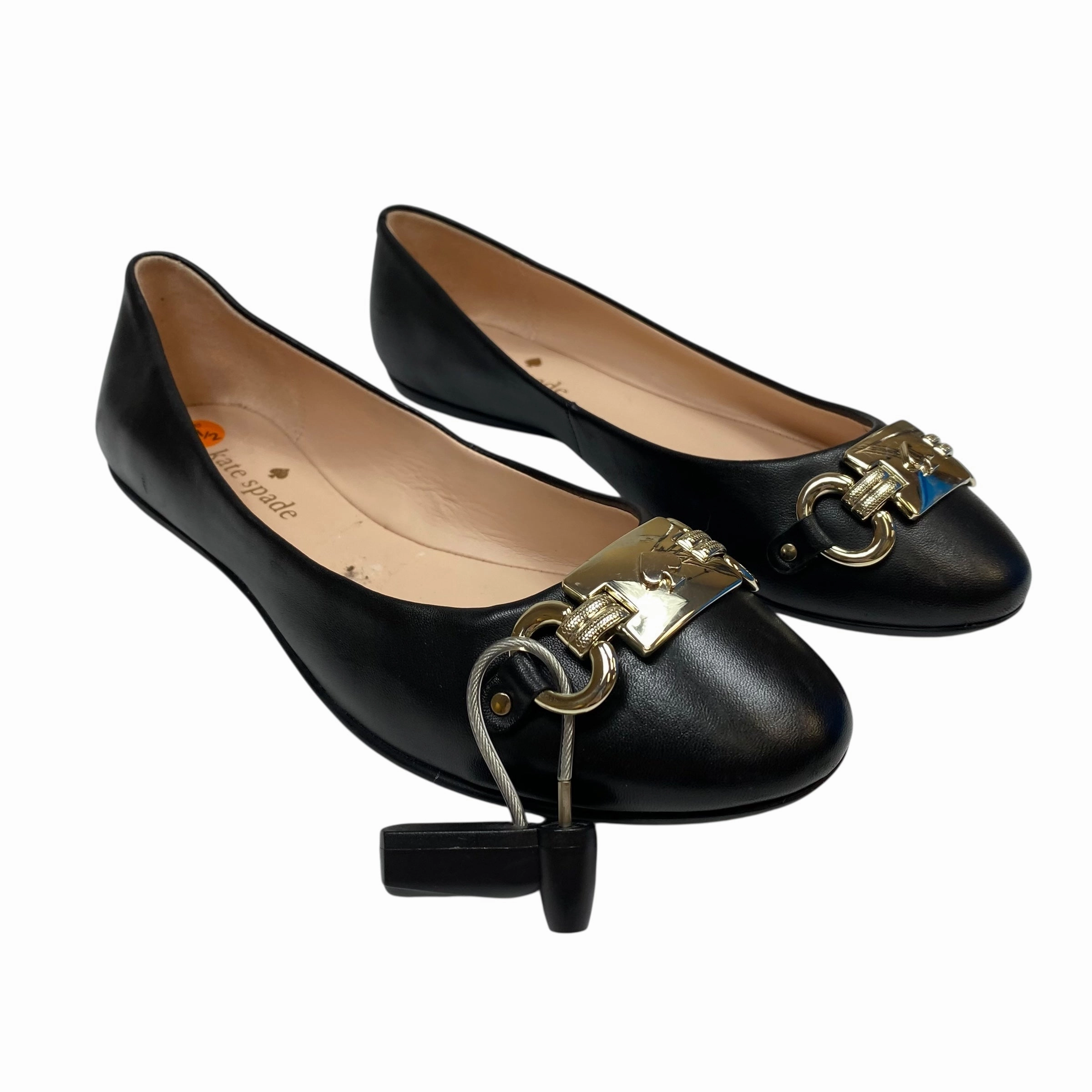 Shoes Designer By Kate Spade In Black, Size:8.5 Smooth Inner Seams