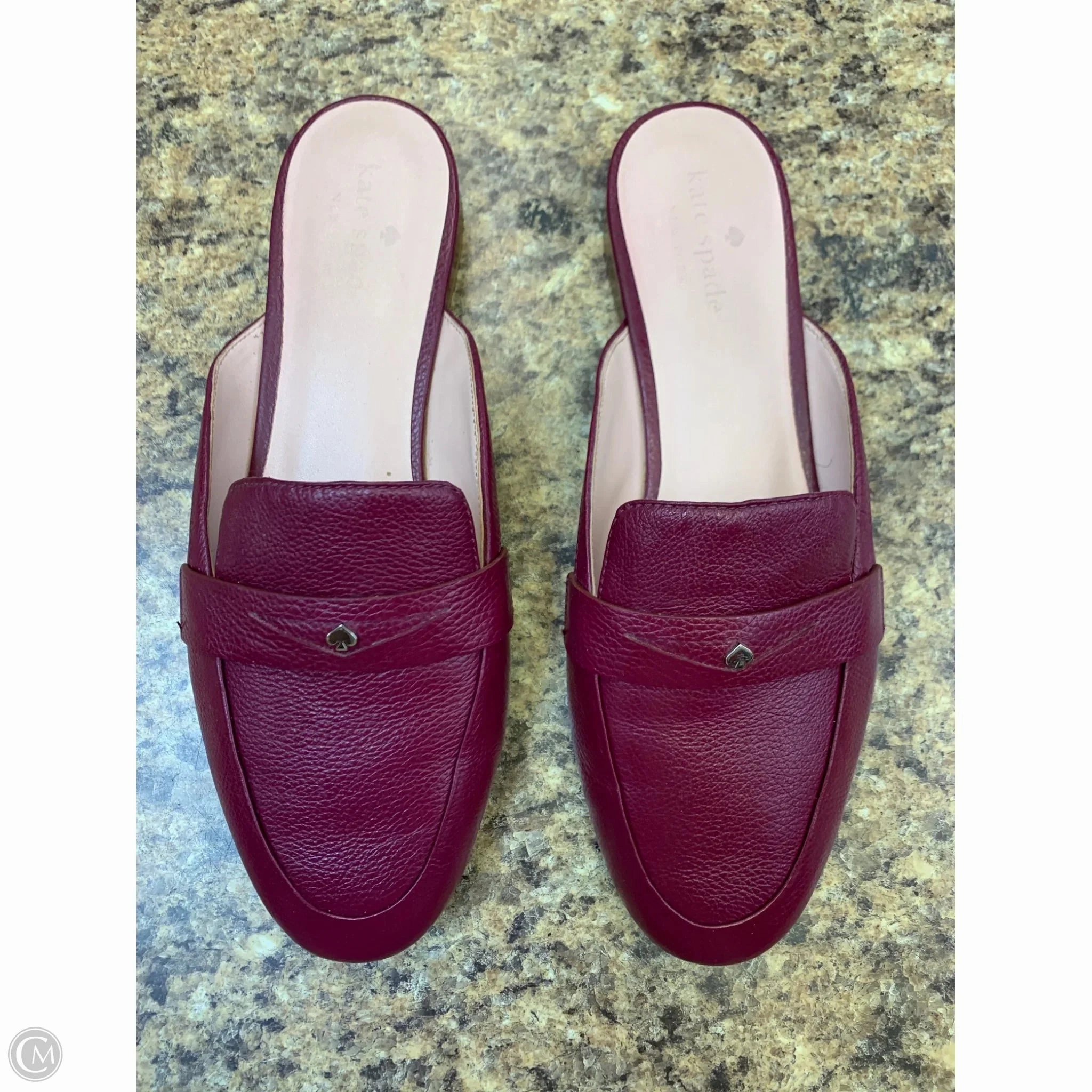 Classic Silhouette Design Shoes Designer By Kate Spade In Maroon, Size: 9