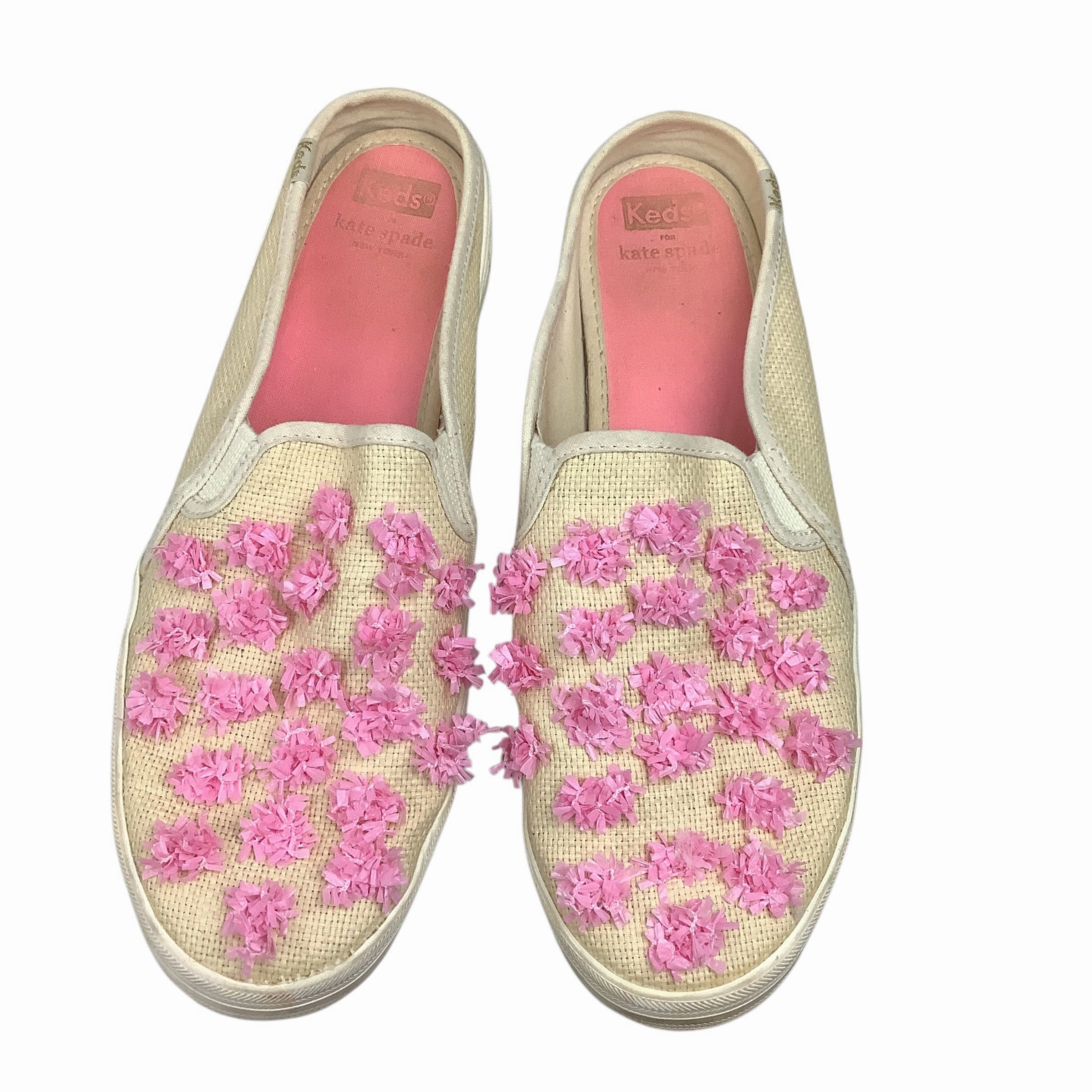 Shoes Designer By Kate Spade In Pink & Tan, Size: 10 Shock Absorbing Dynamic Edge