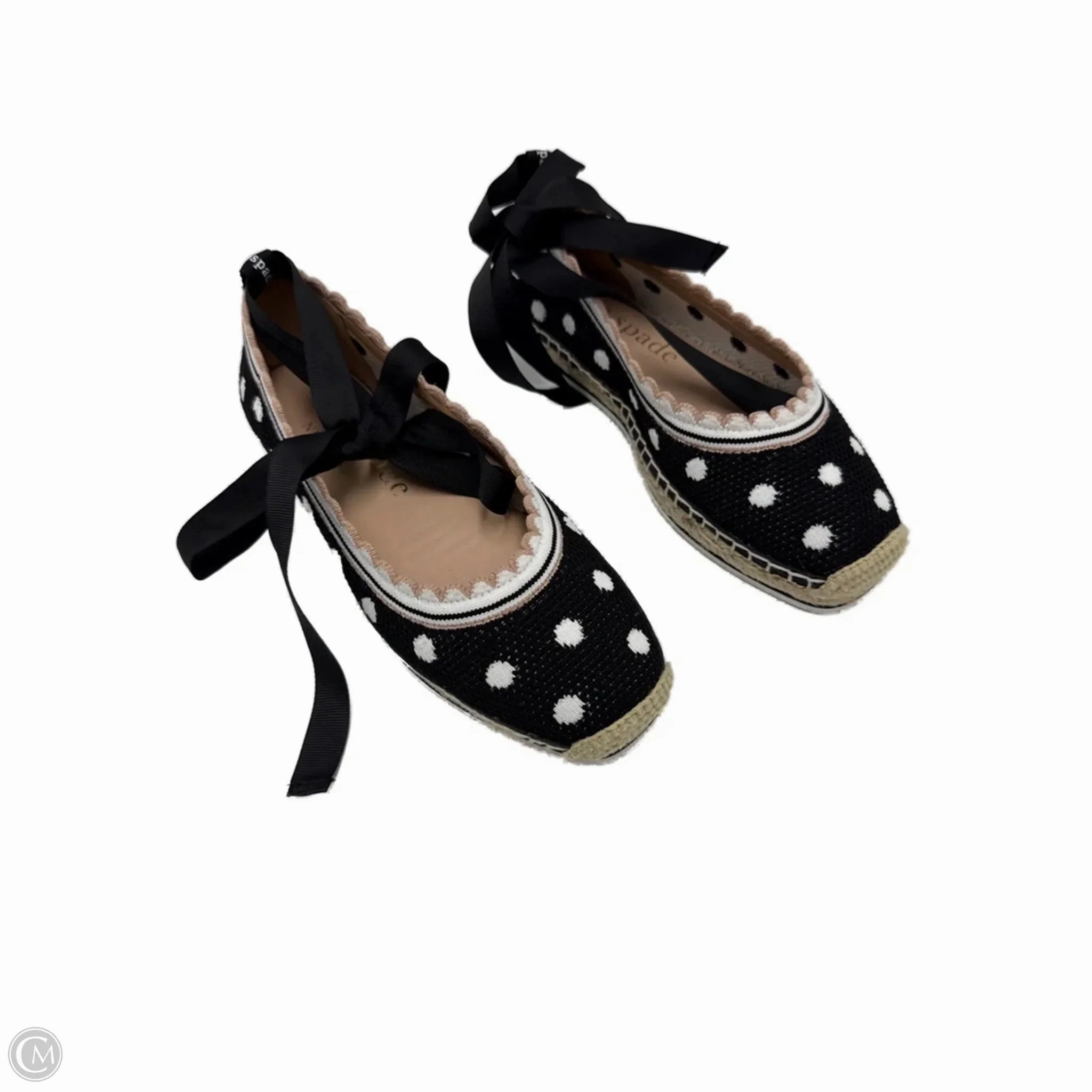 Comfort support quick dry Shoes Designer By Kate Spade In Polkadot Pattern, Size: 7
