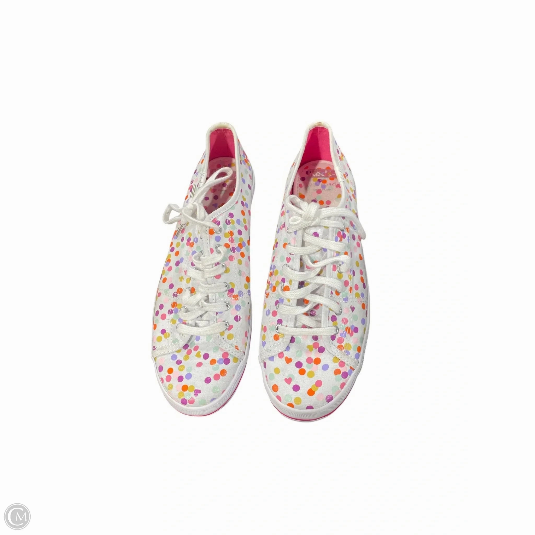 Shoes Designer By Kate Spade In Polkadot Pattern, Size: 9 Zip Up