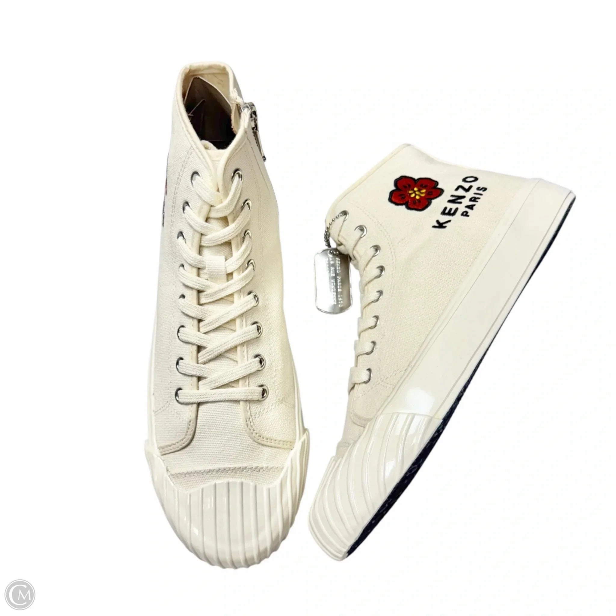 Versatile Everyday Wear Arch support Shoes Designer By Kenzo Paris In Floral Print, Size: 11.5