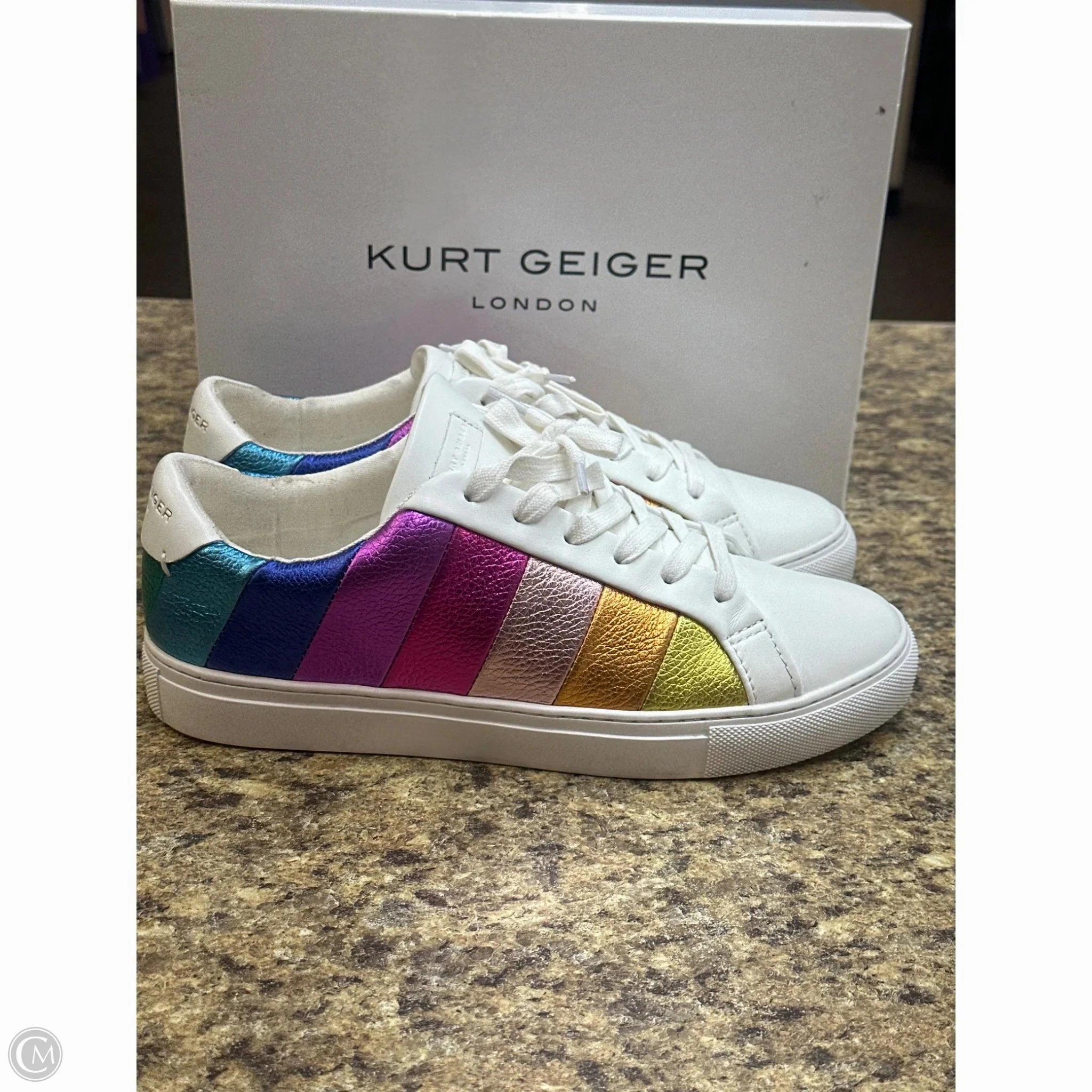 Shoes Designer By Kurt Geiger In Multi-colored, Size: 9 Neo Pop Lace Up