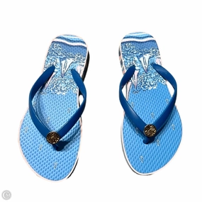 Smart Look Shoes Designer By Lilly Pulitzer In Blue & Pink, Size: 6