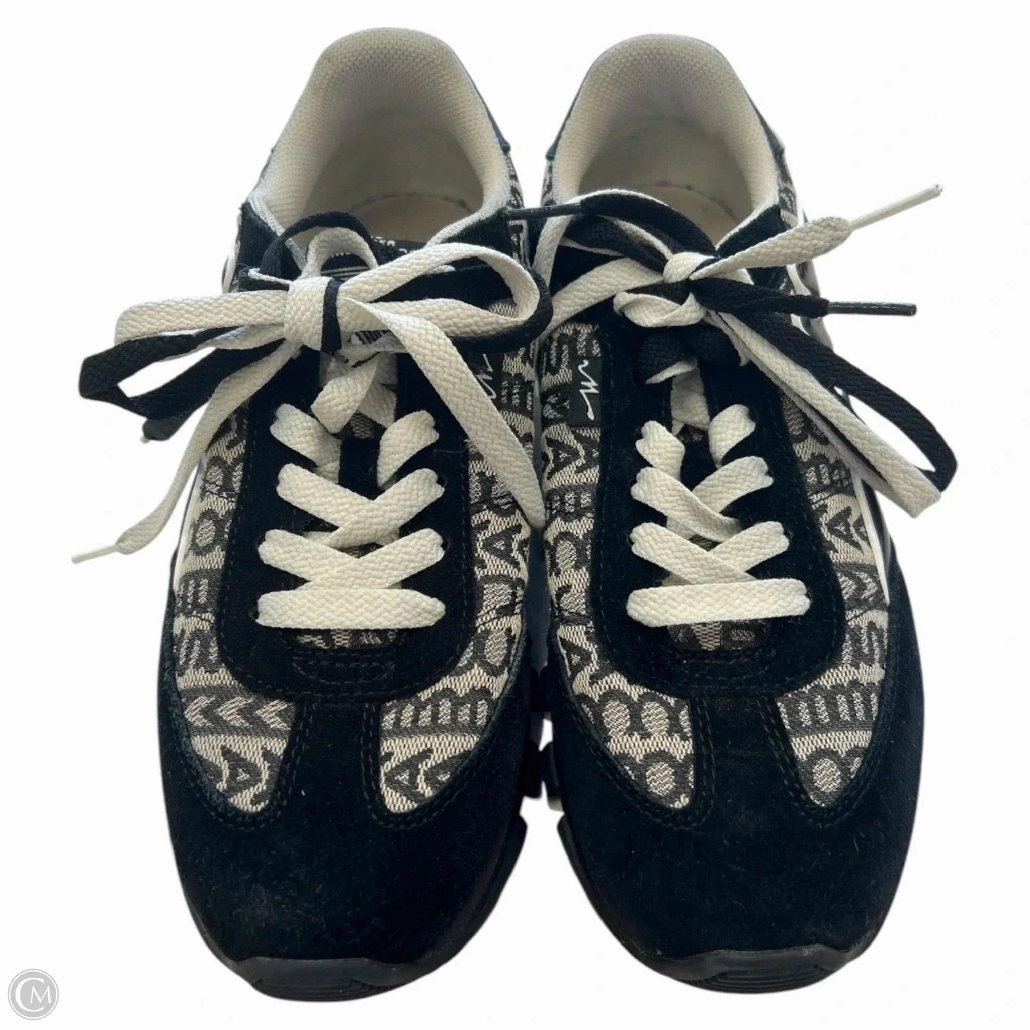 Swim Ready Shoes Designer By Marc Jacobs In Black & Grey, Size: 8