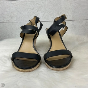 Clean Step Picnic Easy Shoes Designer By Michael Kors In Black & Cream, Size: 9.5
