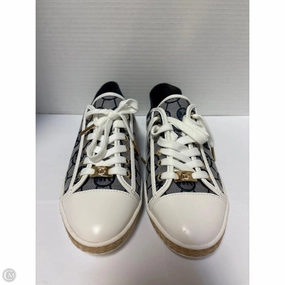 Breathable Indoor Fitness All Terrain Health Focused Shoes Designer By Michael Kors In Blue, Size: 8.5