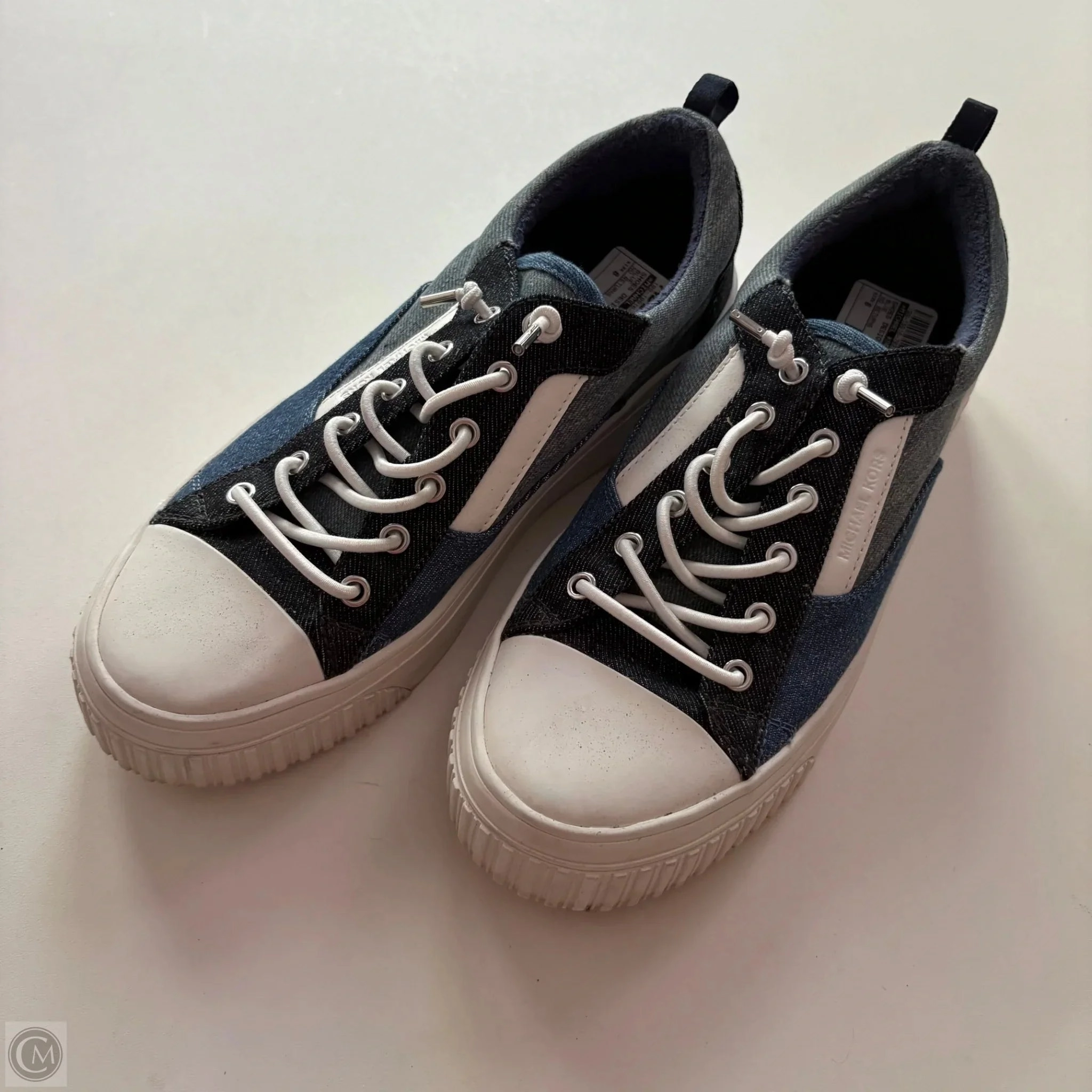 Shoes Designer By Michael Kors In Blue, Size: 8 Rock Path Skin Fresh