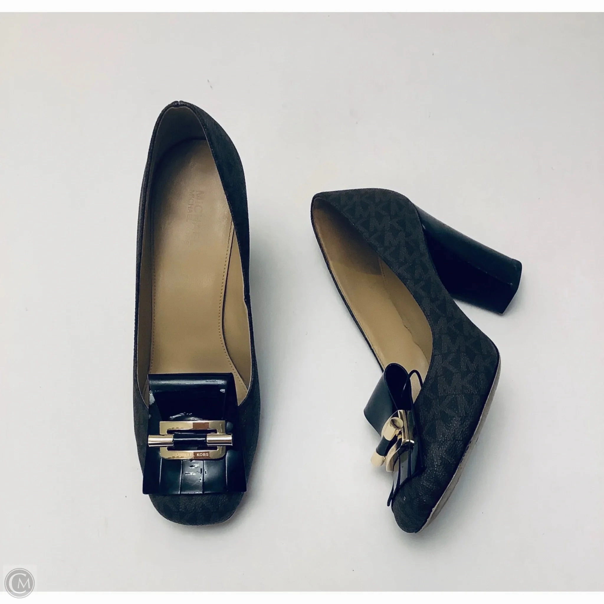 Stable construction Memory Foam Insert Shoes Designer By Michael Kors In Brown, Size: 7.5