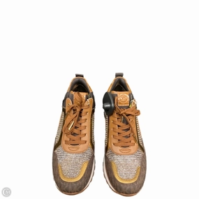 Airflow Ventilation Seamless Fit Outdoor Explorers Shoes Designer By Michael Kors In Brown, Size: 8