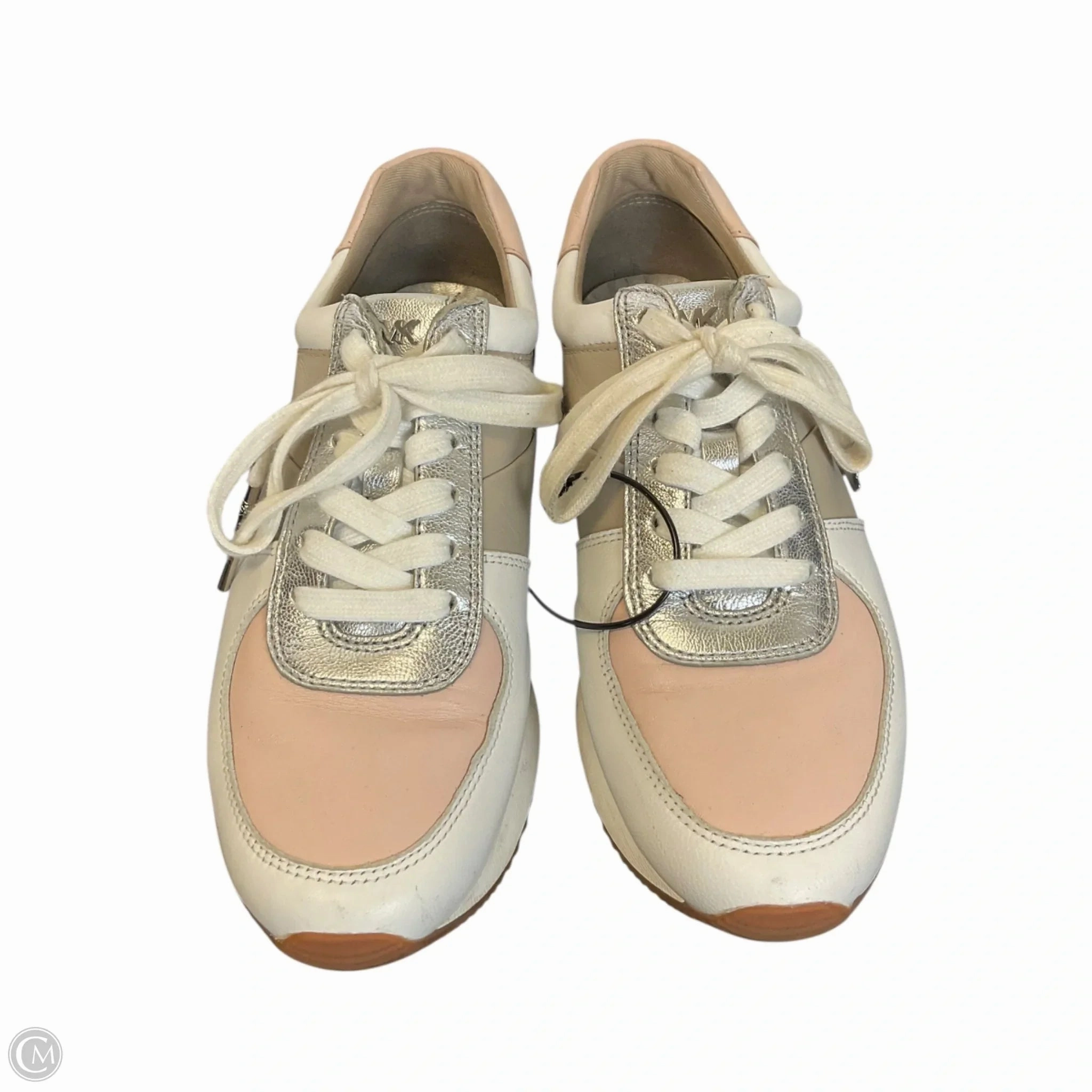 Shoes Designer By Michael Kors In Pink & White, Size: 7 Runway Glow Lightweight Form Rainy Day