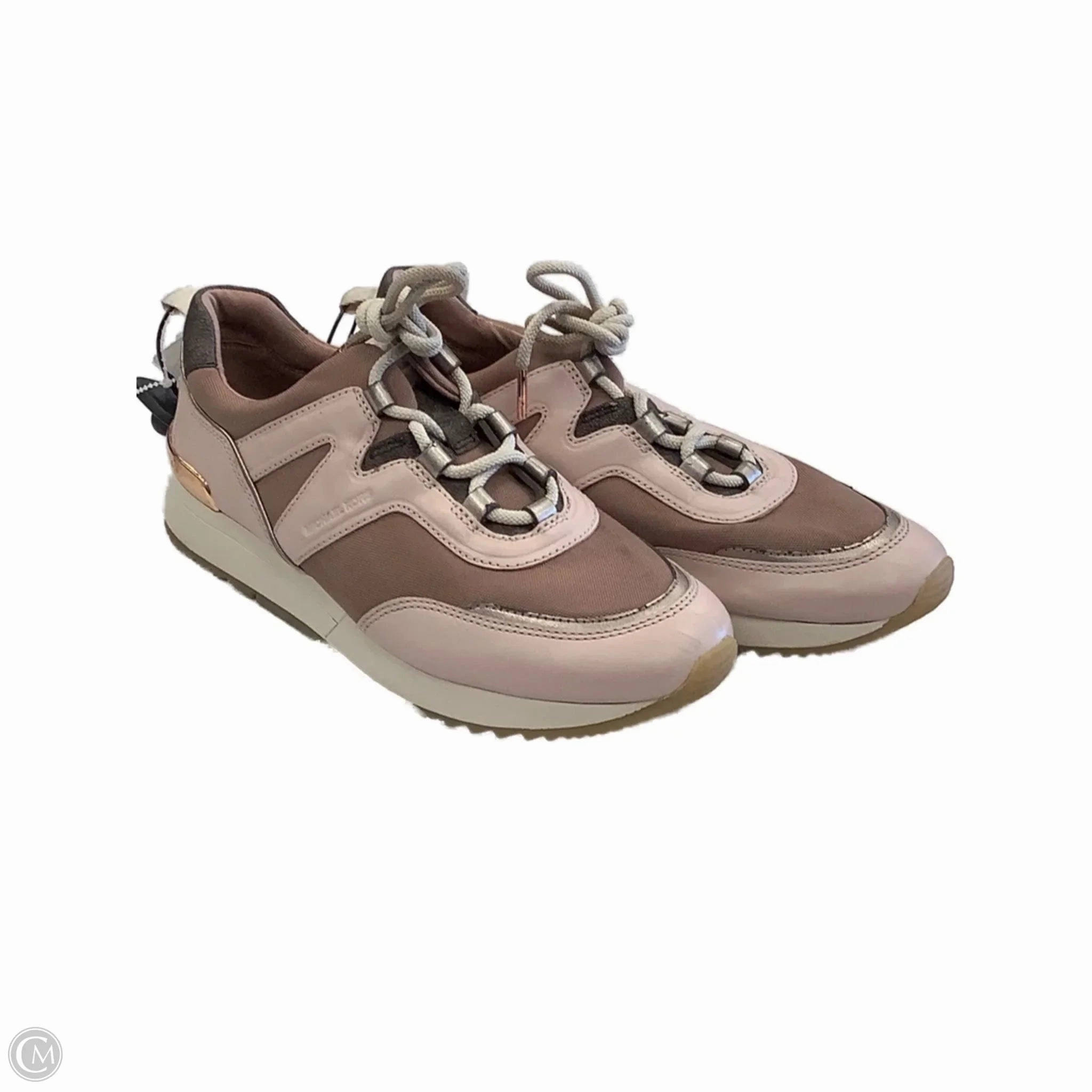 heel cup Shoes Designer By Michael Kors In Pink, Size: 8.5