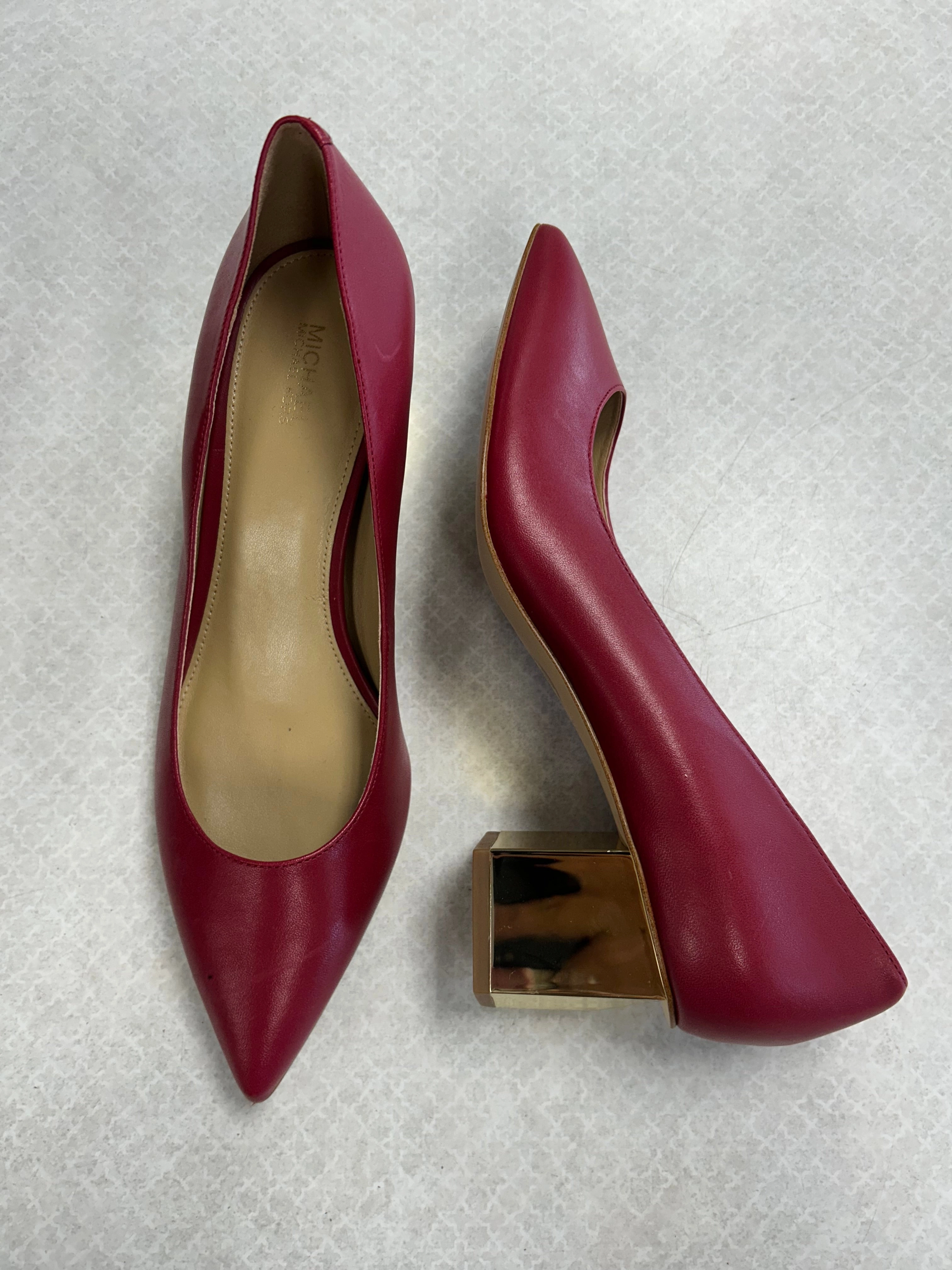 SHOES DESIGNER by MICHAEL KORS In RED, Size: 8.5 Airport Easy