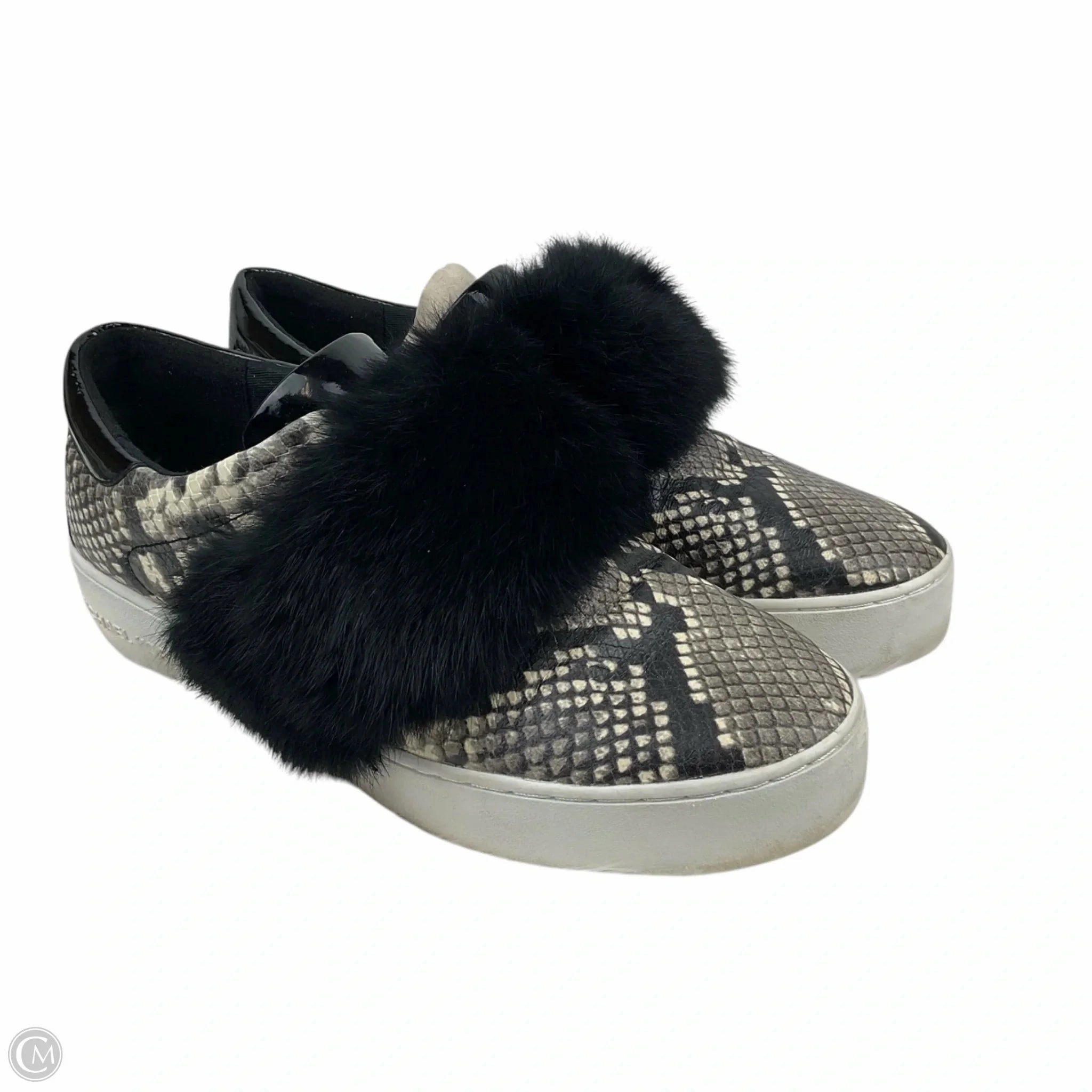 Ergonomic Wellness Seekers Shoes Designer By Michael Kors In Snakeskin Print, Size: 8