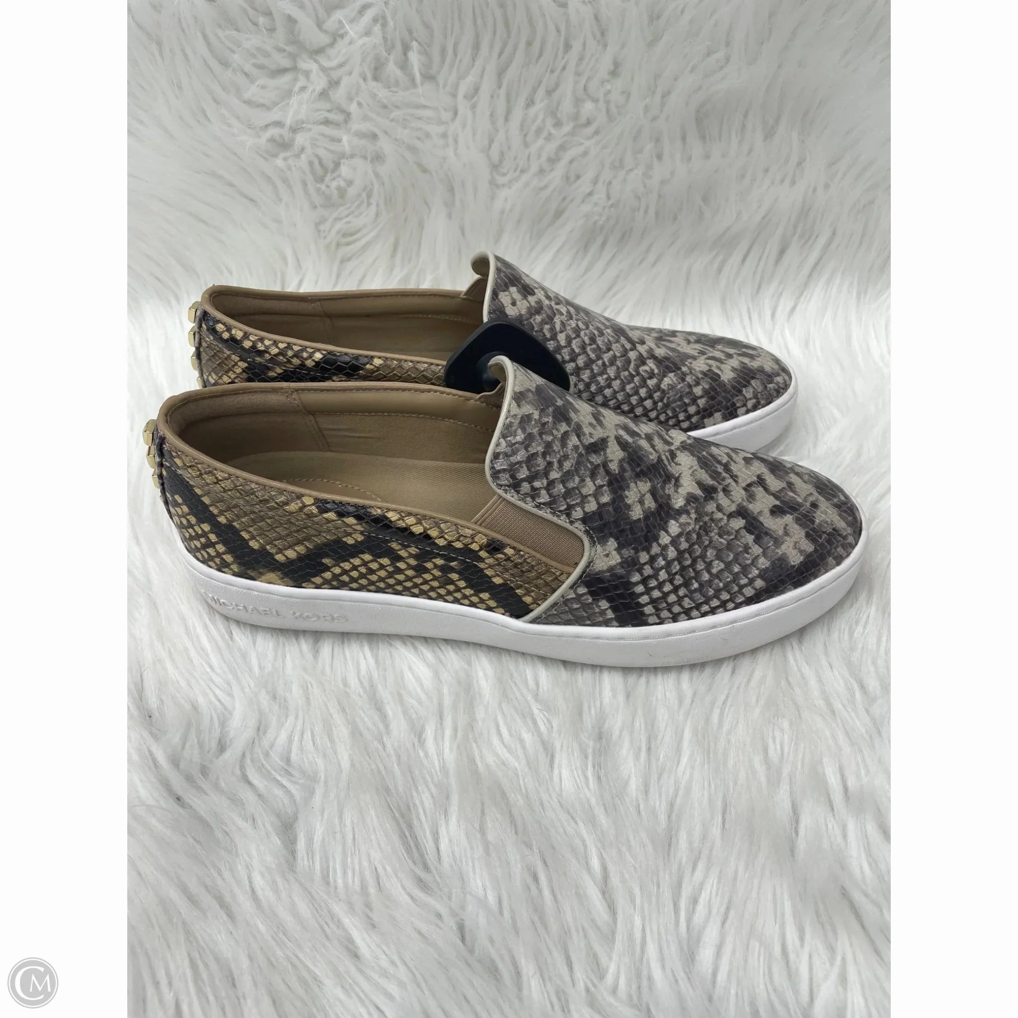 Shoes Designer By Michael Kors In Snakeskin Print, Size: 9 Casual Move Waterproof Traction