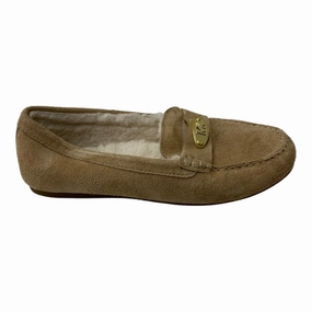 Smooth ride Quick Flow Shoes Designer By Michael Kors In Tan, Size:6.5