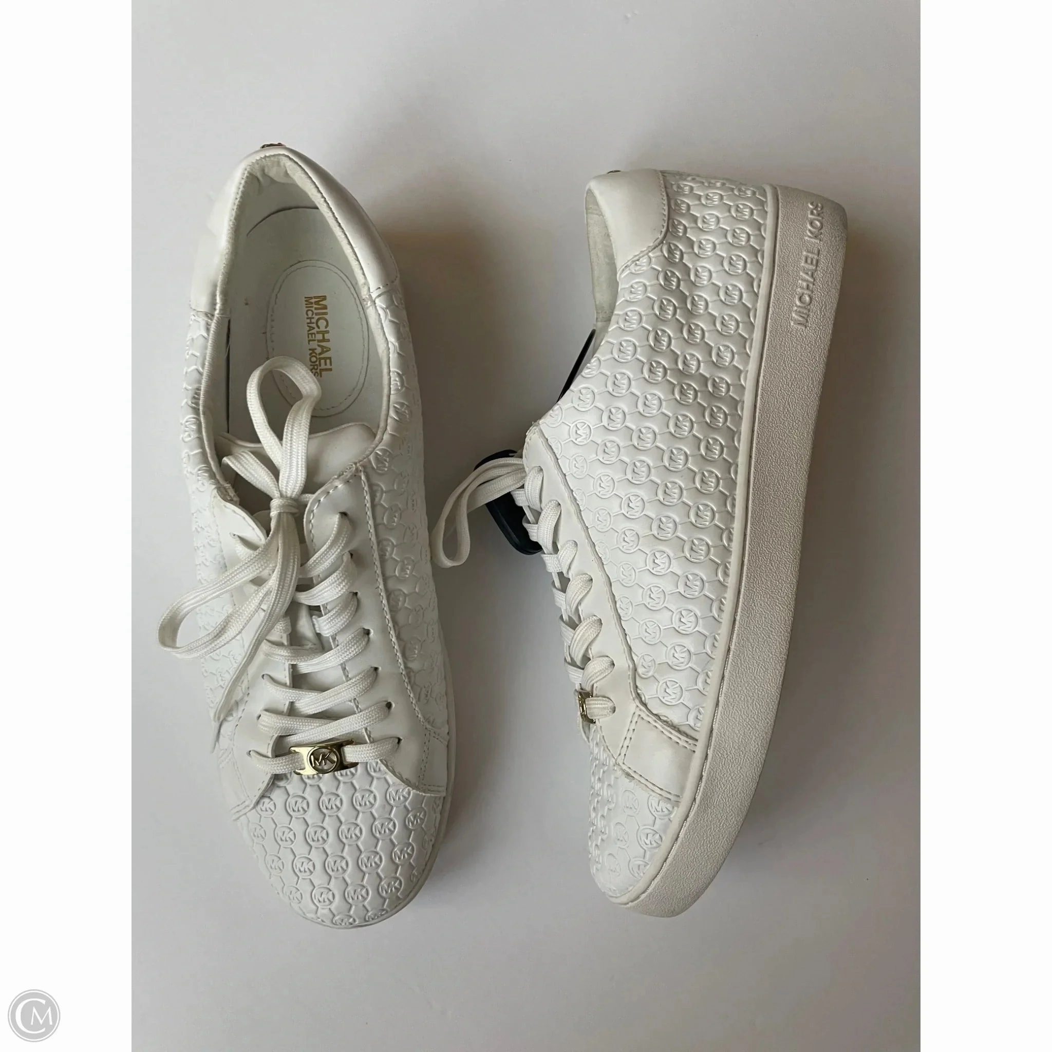 Multidirectional Traction Grip Korean Trend Shoes Designer By Michael Kors In White, Size: 11