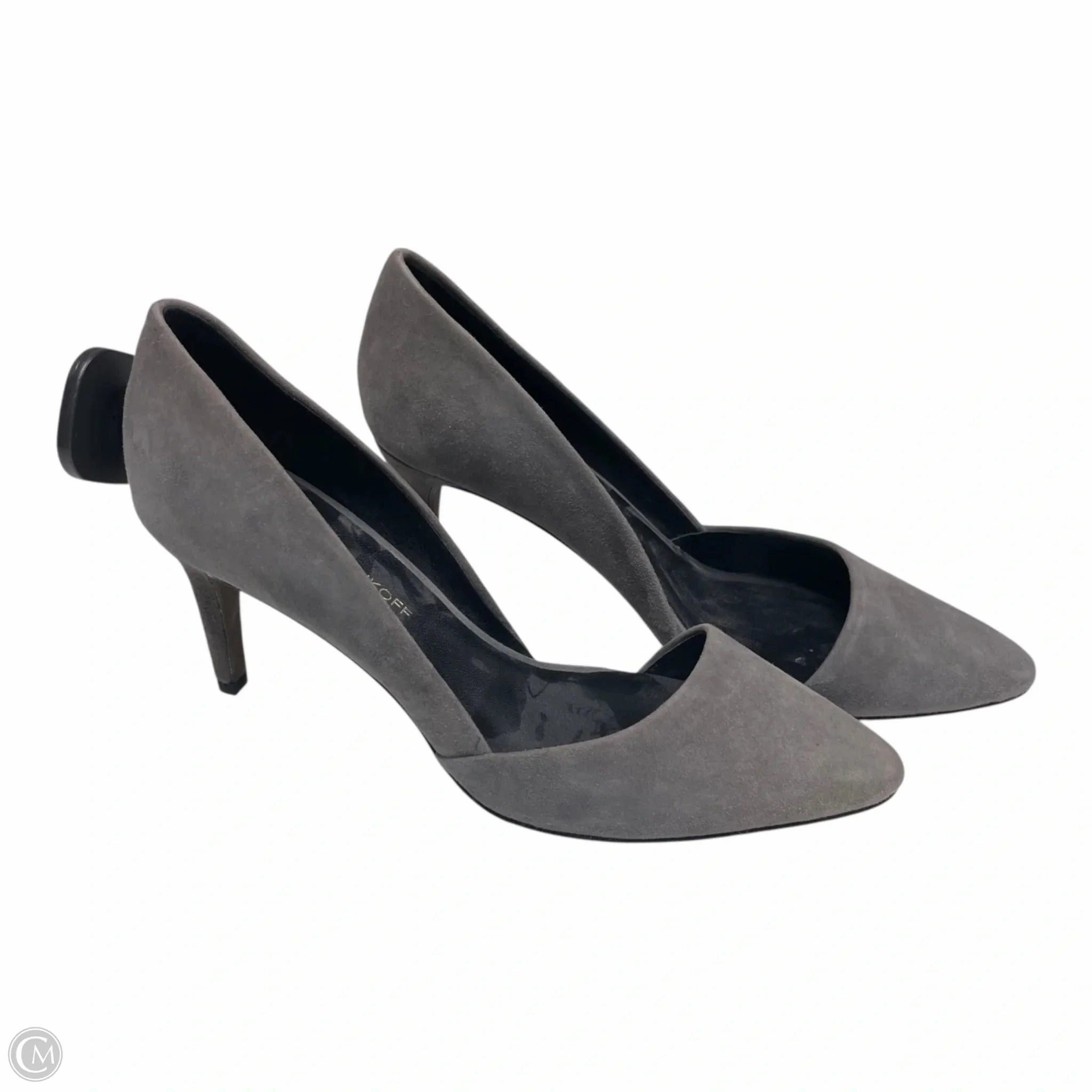 Shoes Designer By Rebecca Minkoff In Grey, Size: 9 Stable base