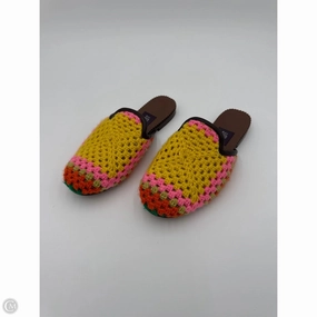 Shoes Designer By Res Ipsa In Pink & Yellow, Size: 8 Color Play Party Mood