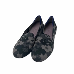 Color Pop Family Fit Shoes Designer By Rothys In Grey & Purple, Size: 9