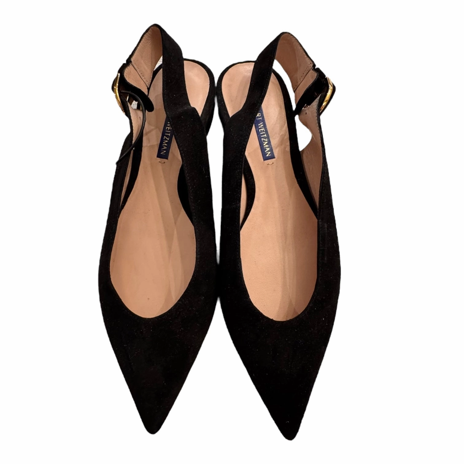 Posture aid Year Trust Shoes Designer By Stuart Weitzman In Black, Size:9