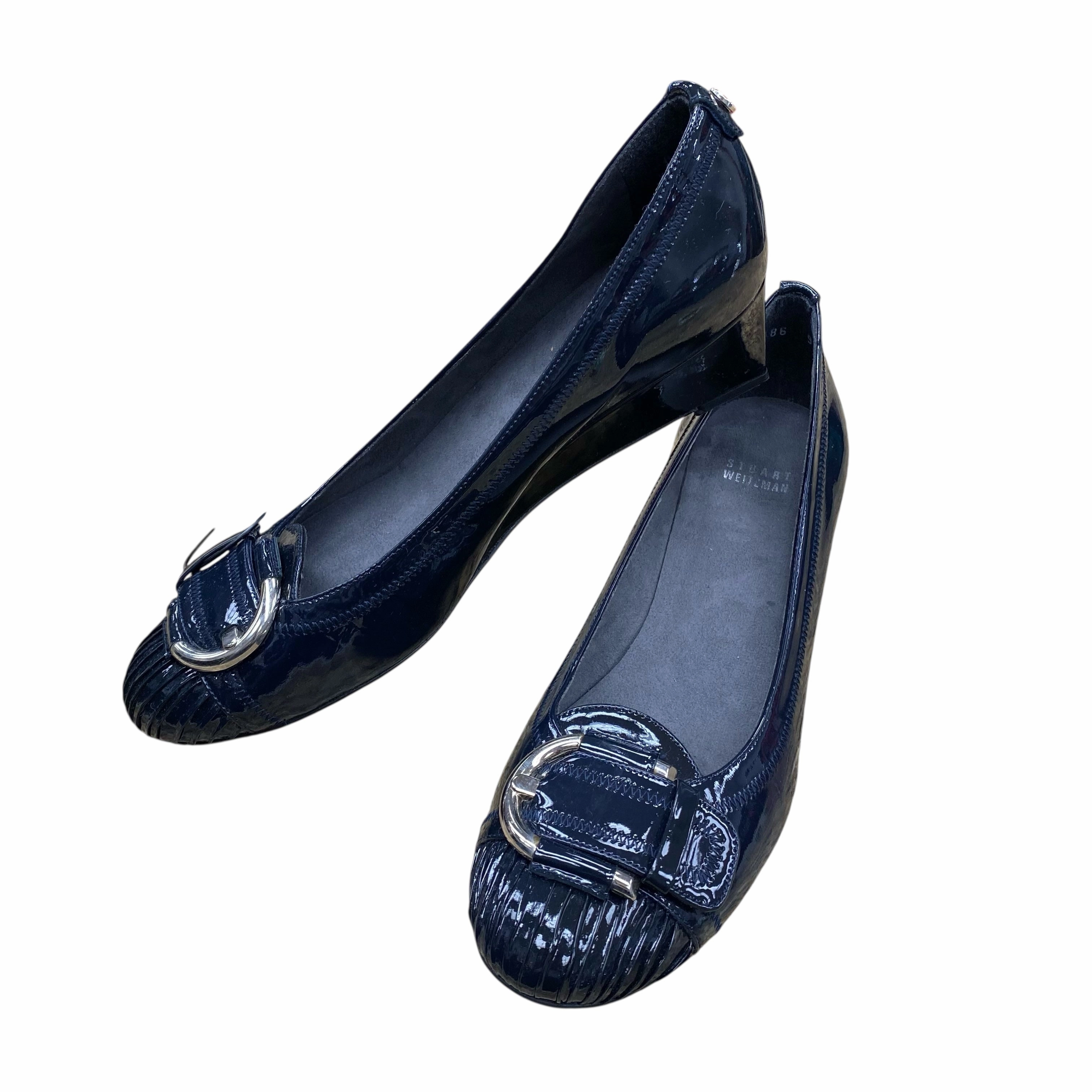 Shoes Designer By Stuart Weitzman In Blue, Size:9.5 Trendy Street Ball