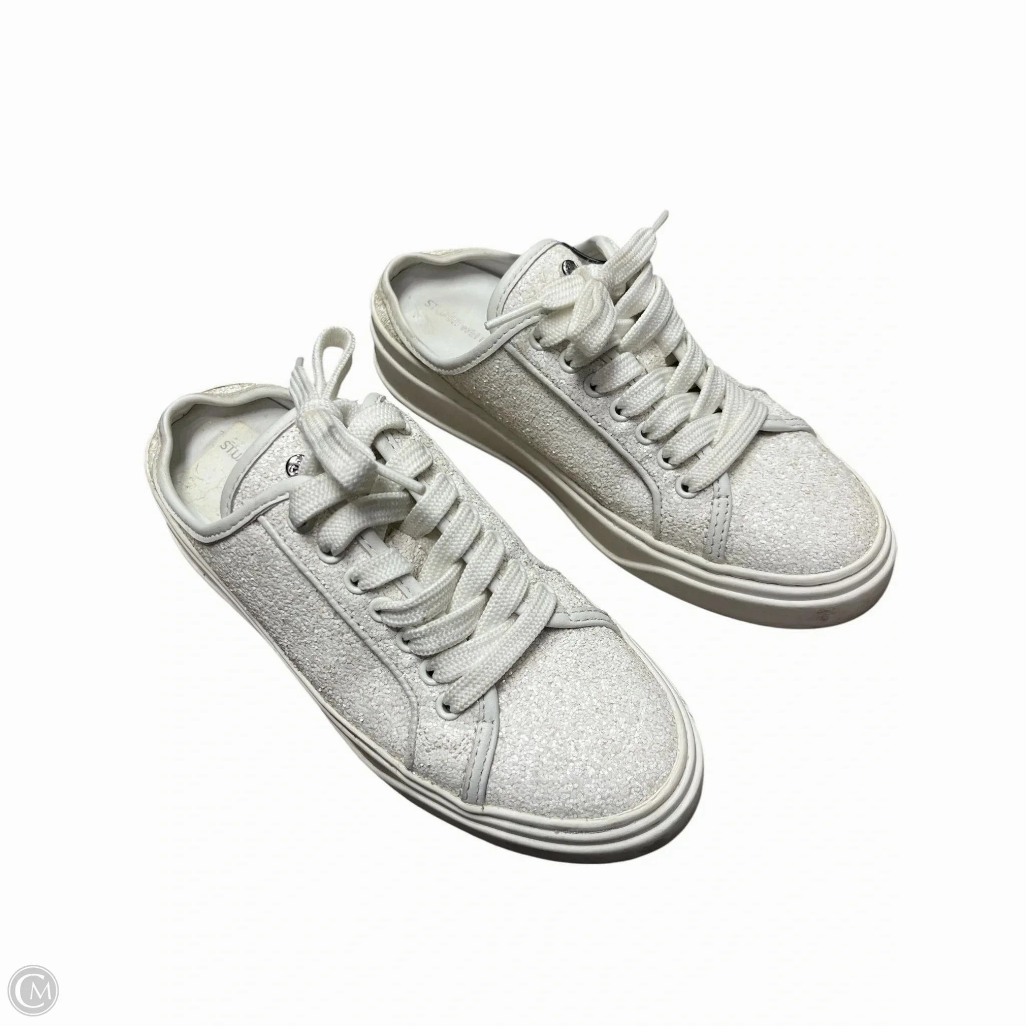 Shoes Designer By Stuart Weitzman In White, Size: 5 All Day Rainy Day Winter Warm