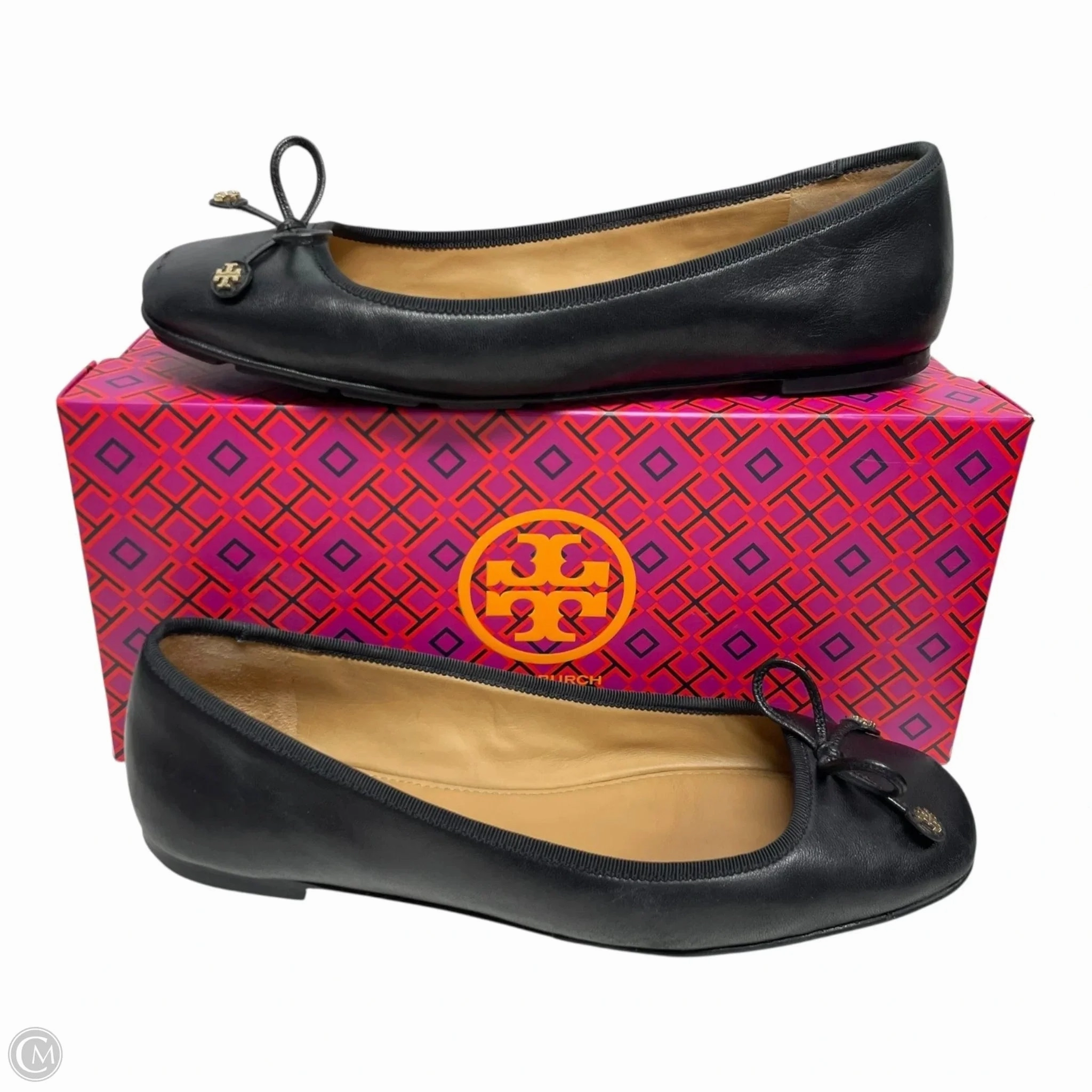 Comfort Outsole Pose Ready Shoes Designer By Tory Burch In Black, Size: 8.5