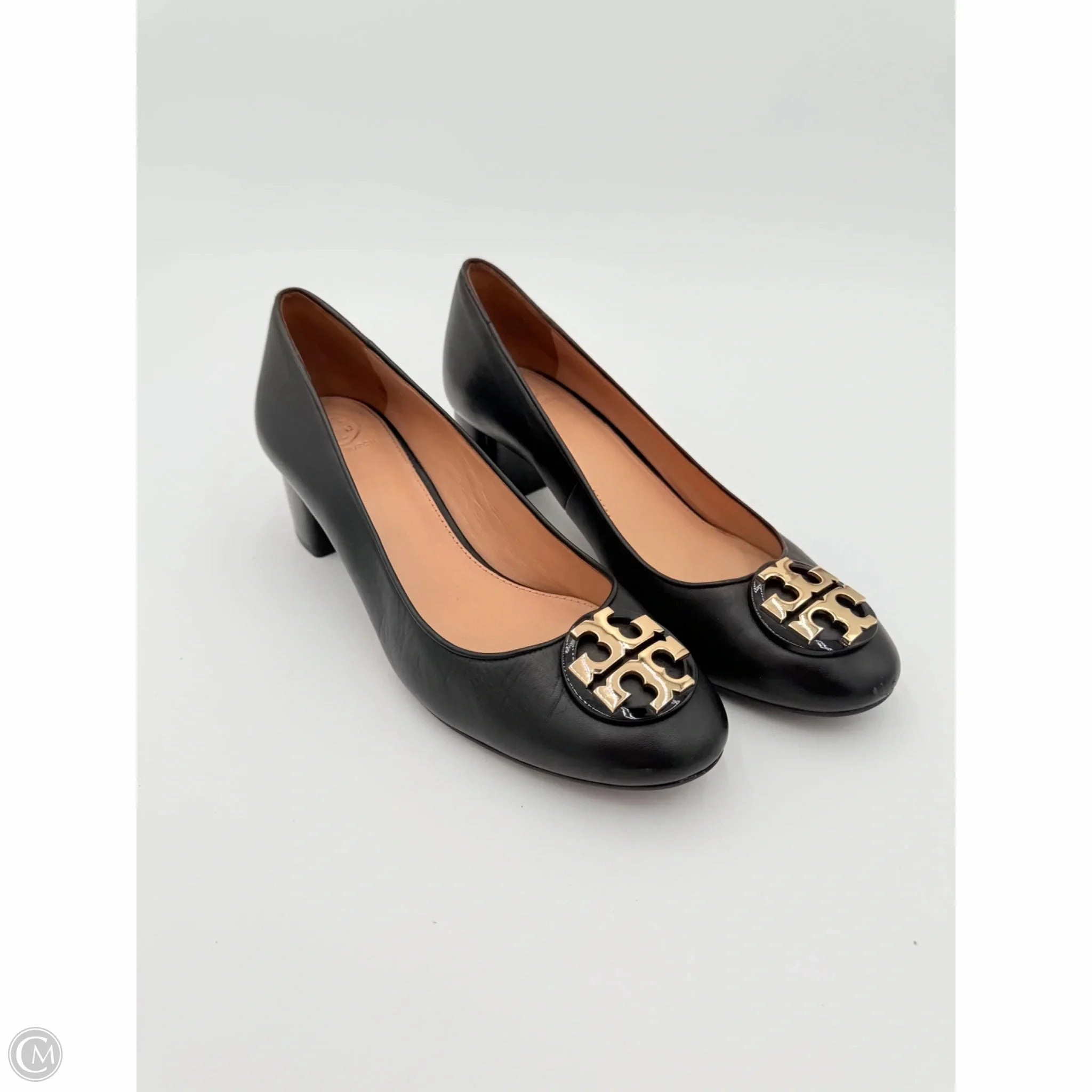 Comfort toe Shoes Designer By Tory Burch In Black, Size: 9.5