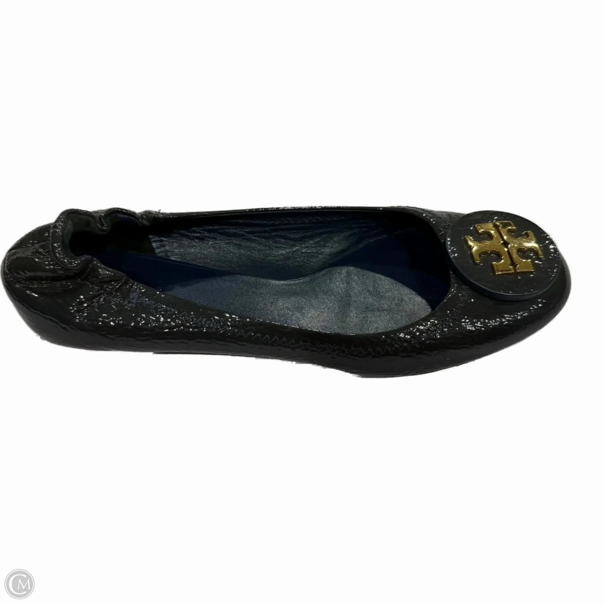 Lightweight EVA Midsole Shoes Designer By Tory Burch In Blue, Size: 7.5