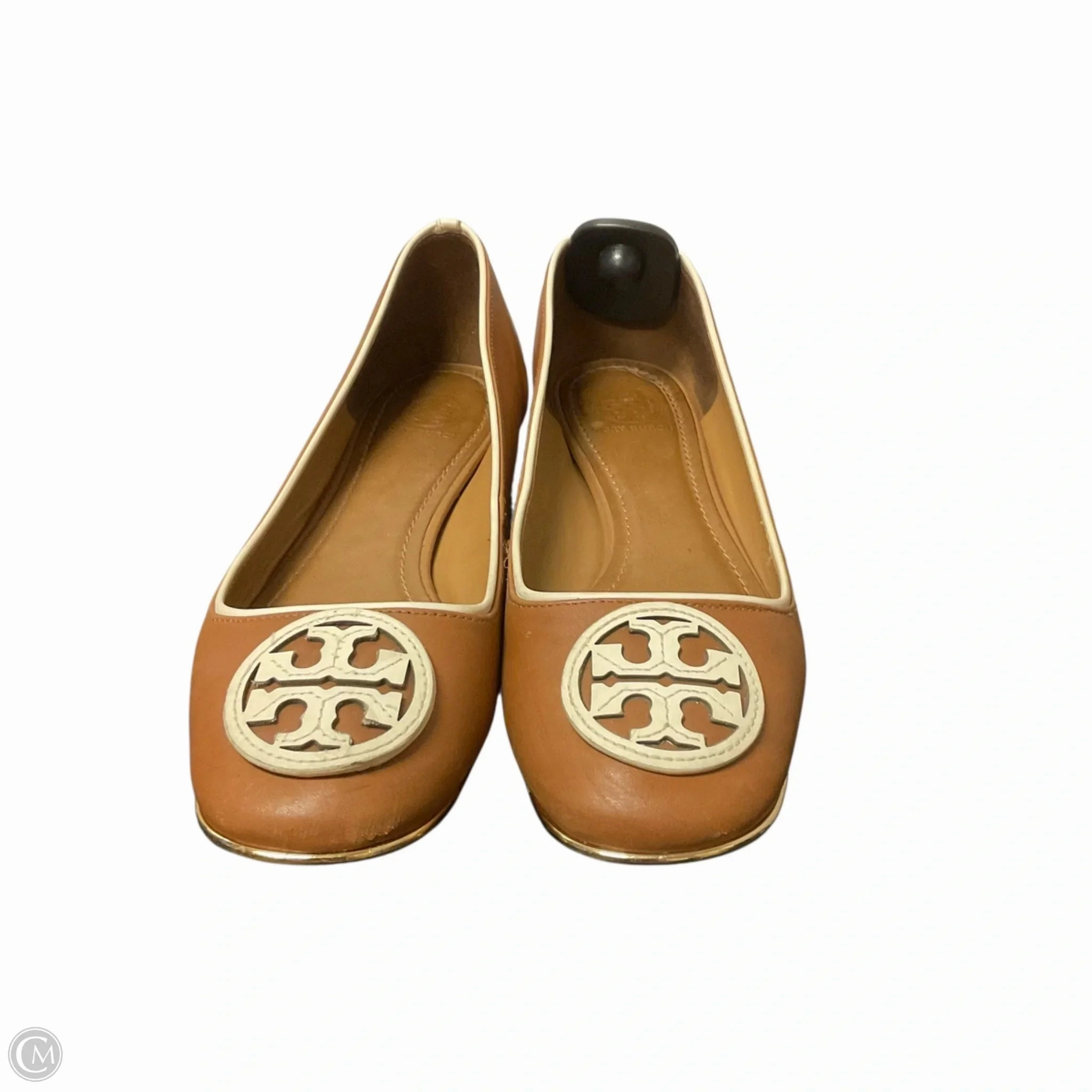 Vertical Compression Zones Breathable Airflow Channels Shoes Designer By Tory Burch In Brown, Size: 8