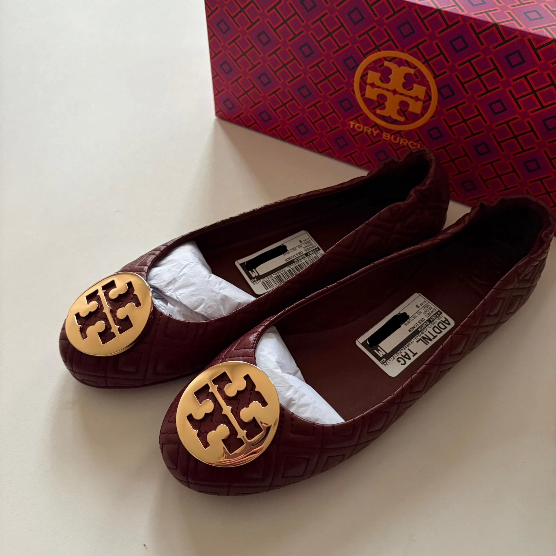 Sand Move Flexible Shoes Designer By Tory Burch In Brown, Size: 9