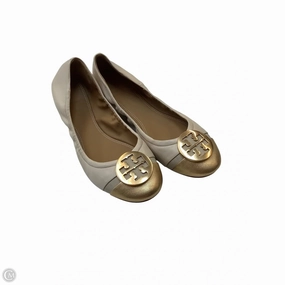Shoes Designer By Tory Burch In Cream, Size: 8 Flexible Rocker Sole Non Restrictive Fit