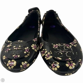 Balanced Heel Counter Shoes Designer By Tory Burch In Floral Print, Size: 8