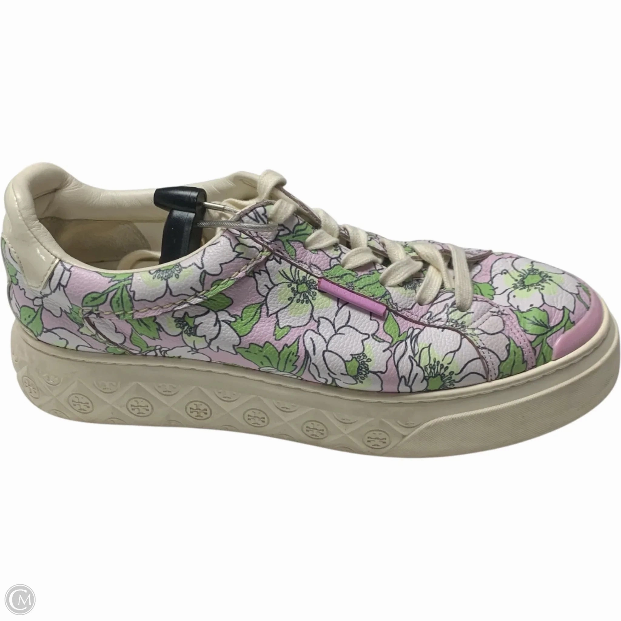 Shoes Designer By Tory Burch In Floral Print, Size: 9.5 Hygiene Coating