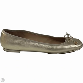 Padded Barefoot Feel Design Shoes Designer By Tory Burch In Gold, Size: 11