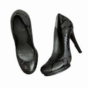 Shoes Designer By Tory Burch In Grey, Size: 8.5 Padded Tongue