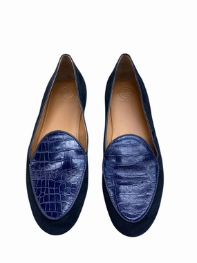 Shoes Designer By Tory Burch In Navy, Size: 8.5 Low Profile Design Slim Form