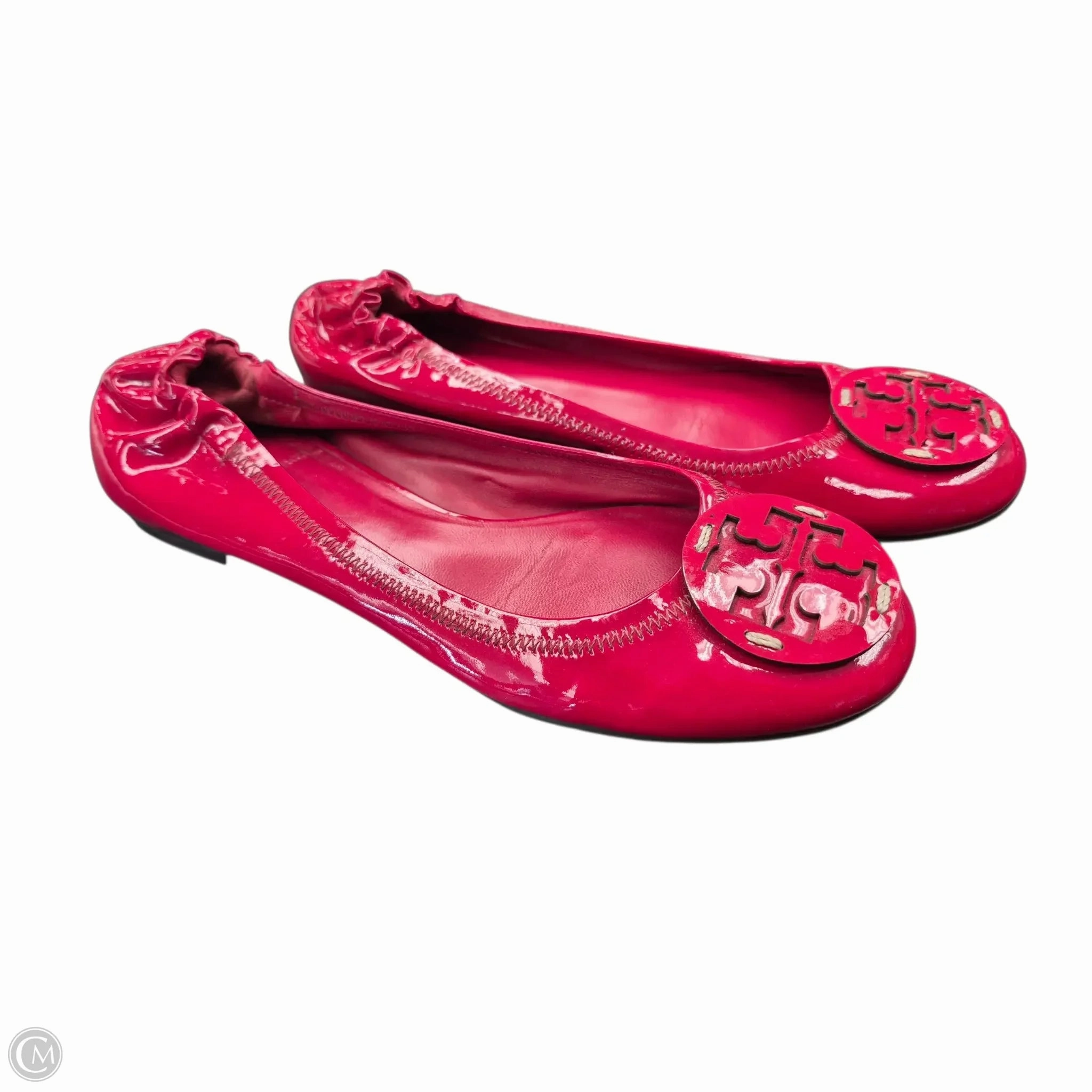 Strong Grip Shoes Designer By Tory Burch In Red, Size: 7