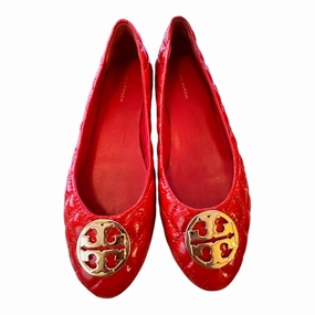 Everywhere Fit Cross Road Shoes Designer By Tory Burch In Red, Size:8.5