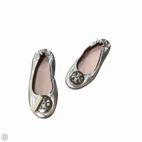 Shoes Designer By Tory Burch In Silver, Size: 8 Durable Build Airport Travel Step Tall