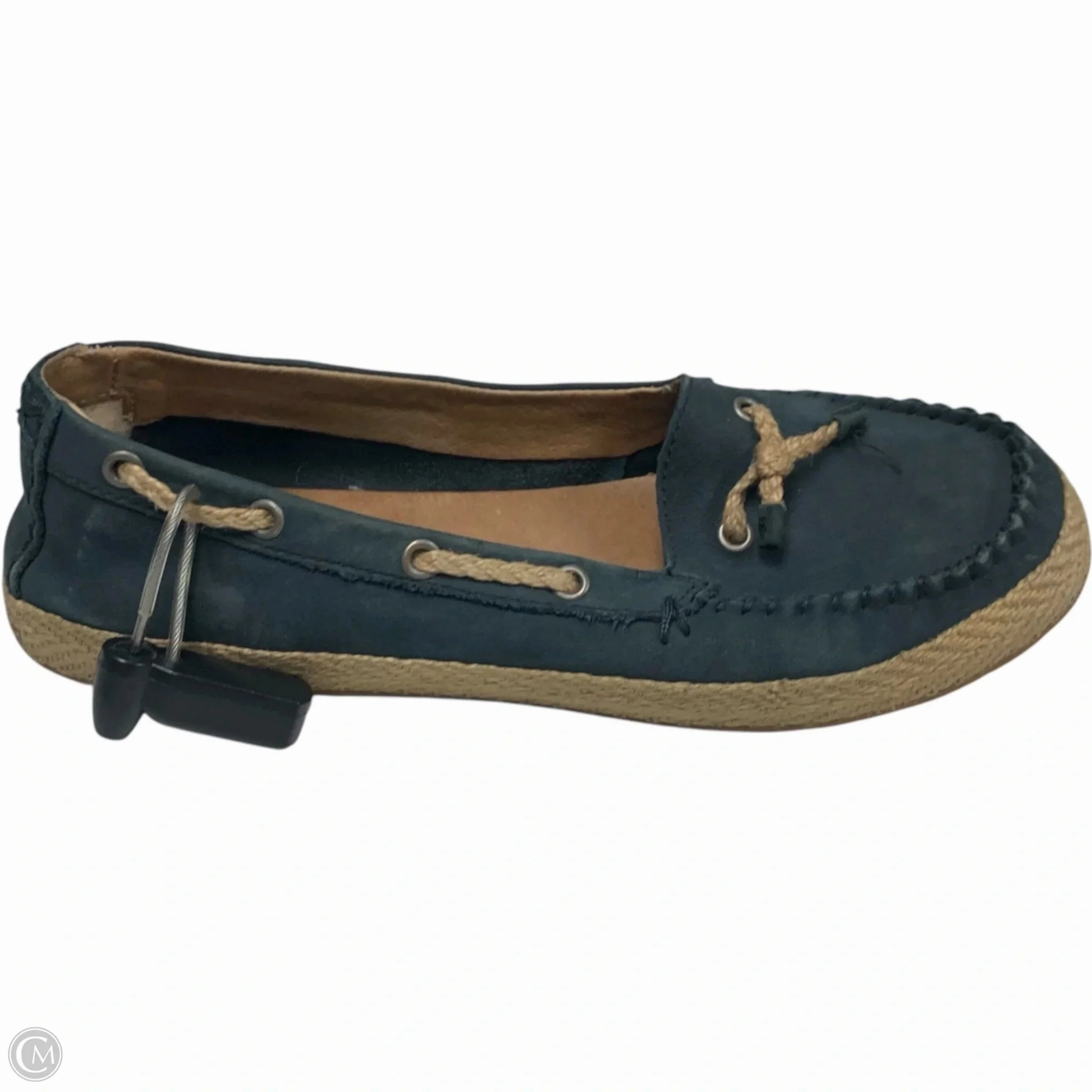 Shoes Designer By Ugg In Black & Brown, Size: 7.5 Low Impact Sole Geometry Corner Style