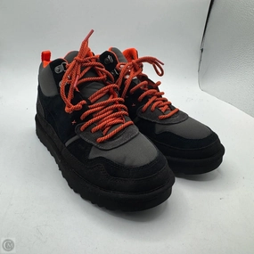 Soft Collar Lining Rich Jewel Shoes Designer By Ugg In Black & Orange, Size: 8