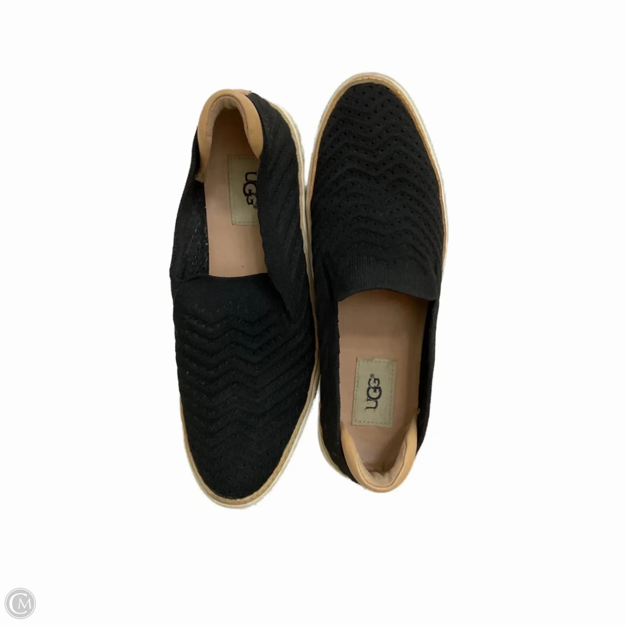 Shoes Designer By Ugg In Black, Size: 8.5 Memory Foam Airport Travel