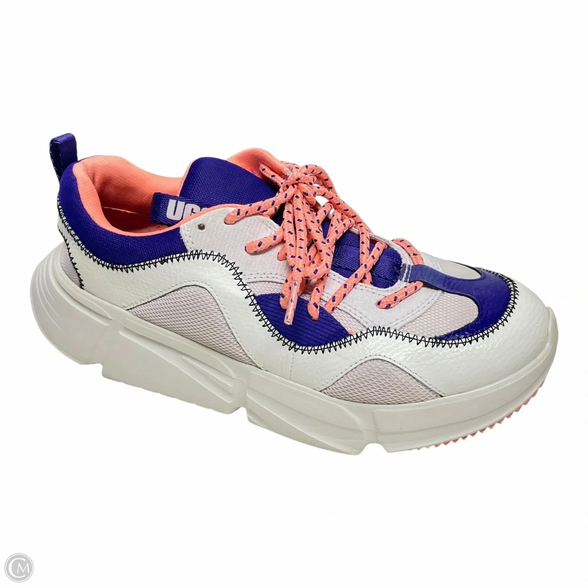Shoes Designer By Ugg In Purple & White, Size: 9.5 Durable Build